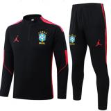 Chándal Brasil 2026 (Black I Half Zipper)